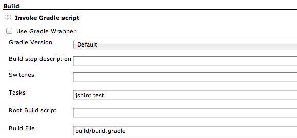 Jenkins Gradle Setup